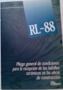 RL-88. Pliego general de condiciones para la recepcin de ladrillos cermicos en las obras de construccin
